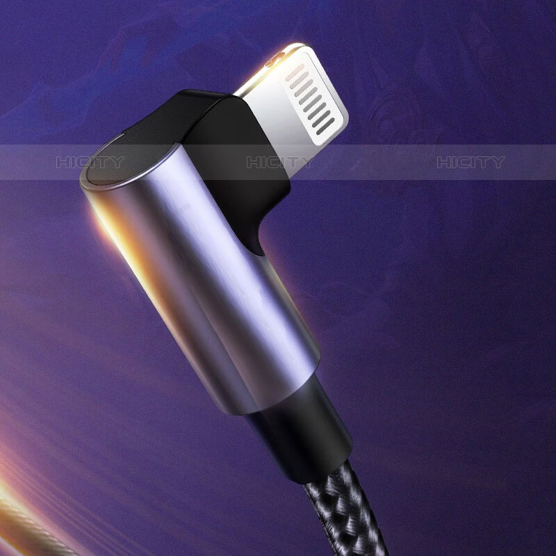 Cavo Type-C USB-C a Lightning USB H01 per Apple iPhone 15 Grigio Scuro