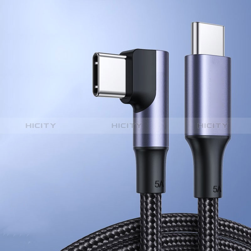 Cavo Type-C USB-C a Type-C USB-C 100W H02 per Apple iPad Pro 12.9 (2022) Nero