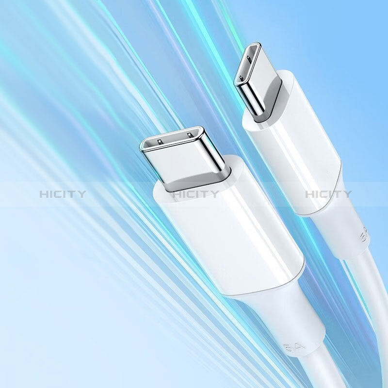 Cavo Type-C USB-C a Type-C USB-C 100W H05 per Apple iPhone 15 Pro Max Grigio Scuro