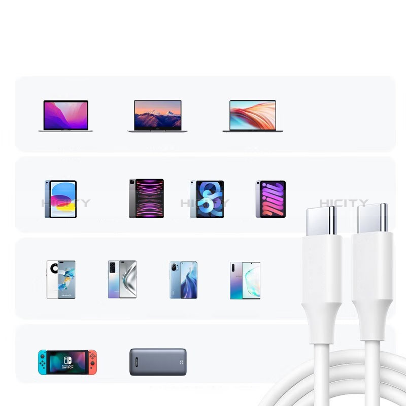 Cavo Type-C USB-C a Type-C USB-C 60W H04