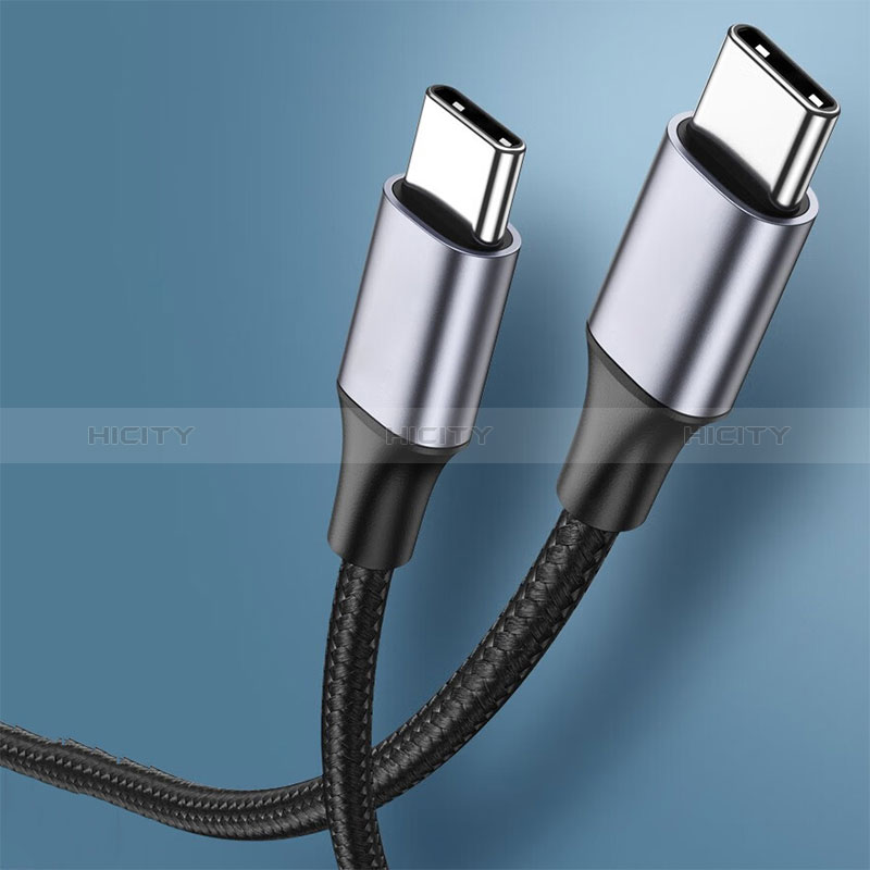 Cavo Type-C USB-C a Type-C USB-C 60W per Apple iPhone 15 Plus Grigio Scuro