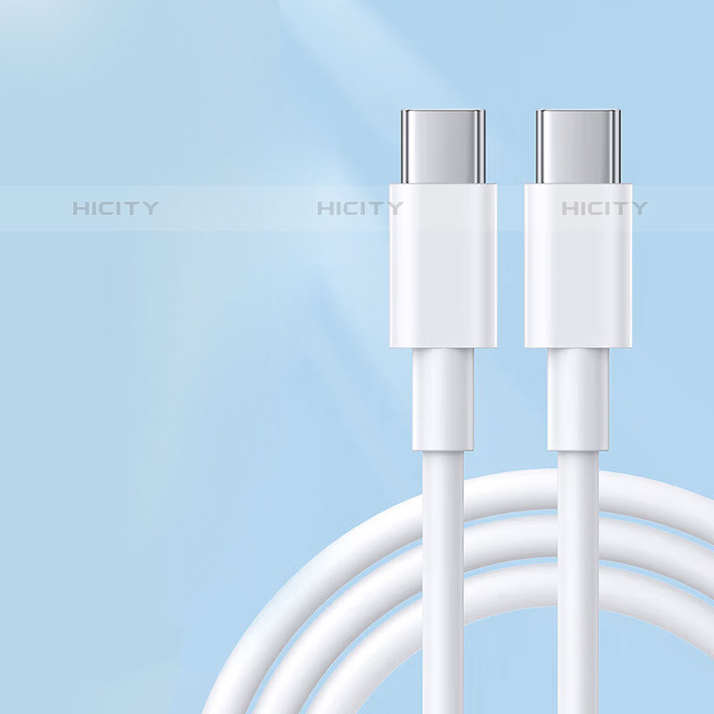Cavo Type-C USB-C a Type-C USB-C 6A per Apple iPad Pro 12.9 (2021) Bianco