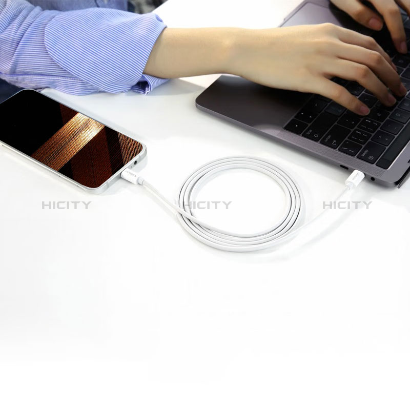 Cavo USB 2.0 Android Universale 2A H02 per Apple iPad Pro 12.9 (2021) Bianco