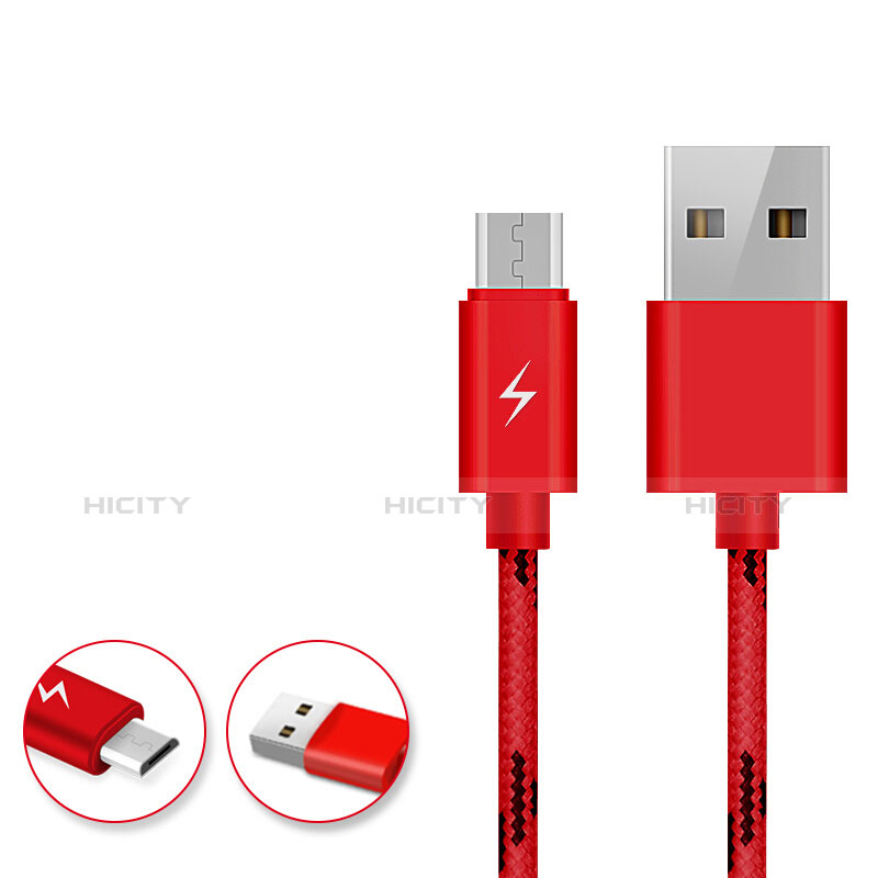 Cavo USB 2.0 Android Universale A03 Rosso