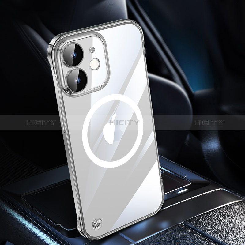 Cover Crystal Trasparente Rigida Cover con Mag-Safe Magnetic QC1 per Apple iPhone 12 Mini