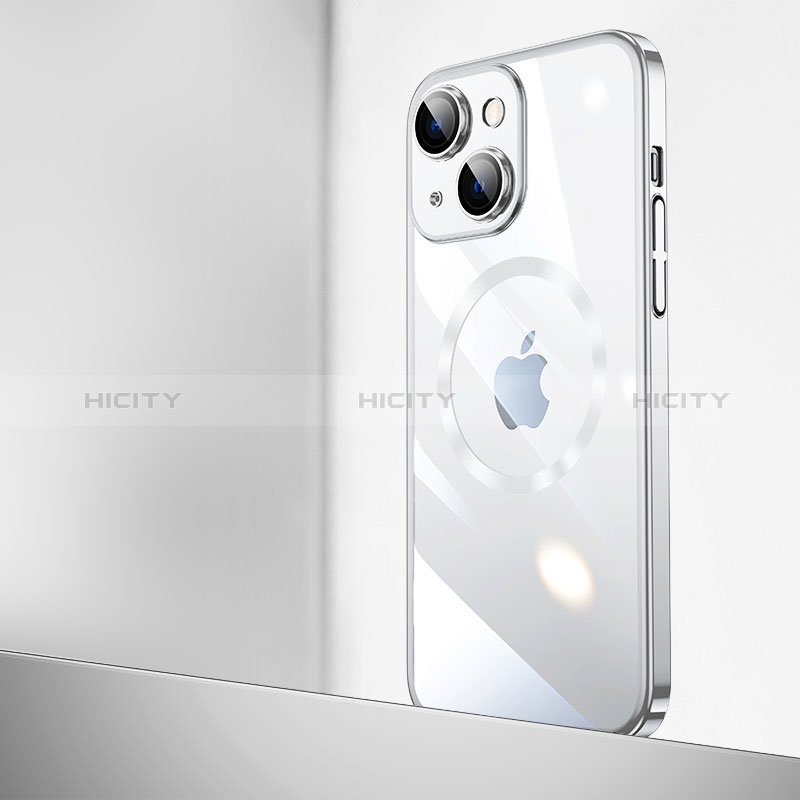 Cover Crystal Trasparente Rigida Cover con Mag-Safe Magnetic QC2 per Apple iPhone 14 Plus