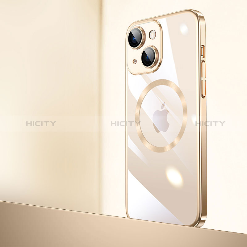 Cover Crystal Trasparente Rigida Cover con Mag-Safe Magnetic QC2 per Apple iPhone 14 Plus