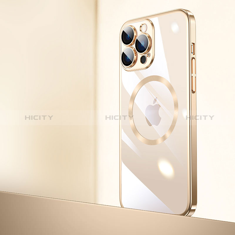 Cover Crystal Trasparente Rigida Cover con Mag-Safe Magnetic QC2 per Apple iPhone 14 Pro Max