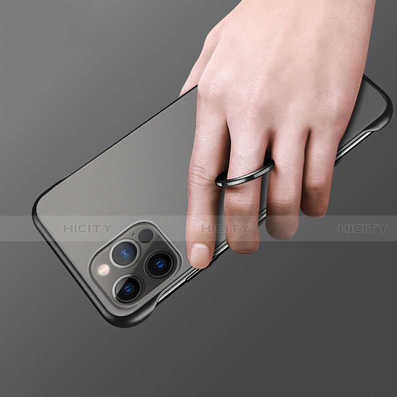 Cover Crystal Trasparente Rigida Cover con Magnetico Anello Supporto per Apple iPhone 13 Pro