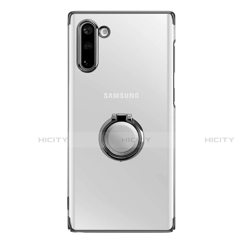 Cover Crystal Trasparente Rigida Cover con Magnetico Anello Supporto per Samsung Galaxy Note 10 5G