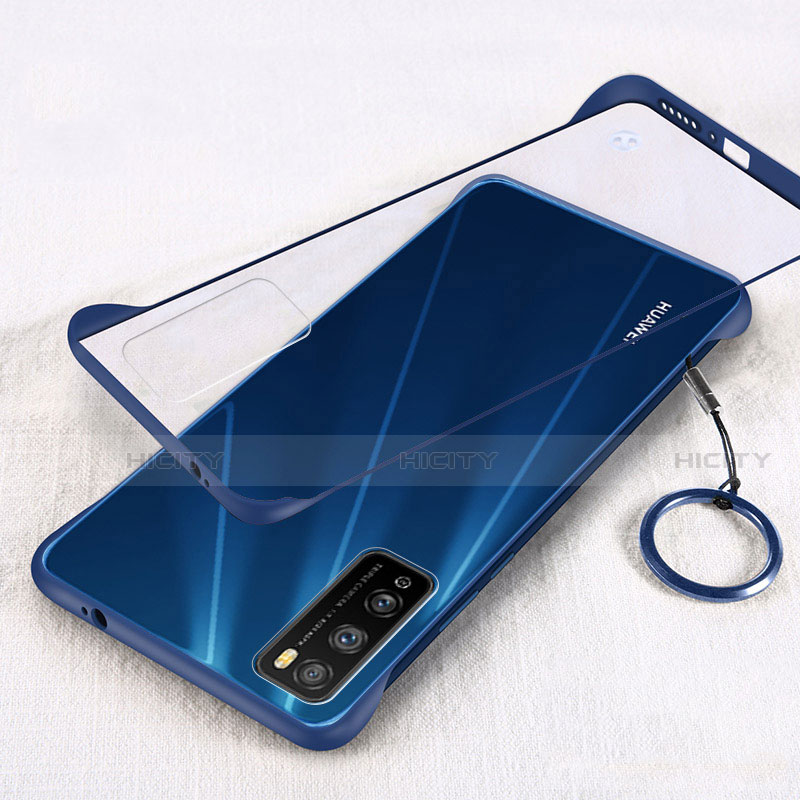 Cover Crystal Trasparente Rigida Cover H01 per Huawei Enjoy Z 5G Blu