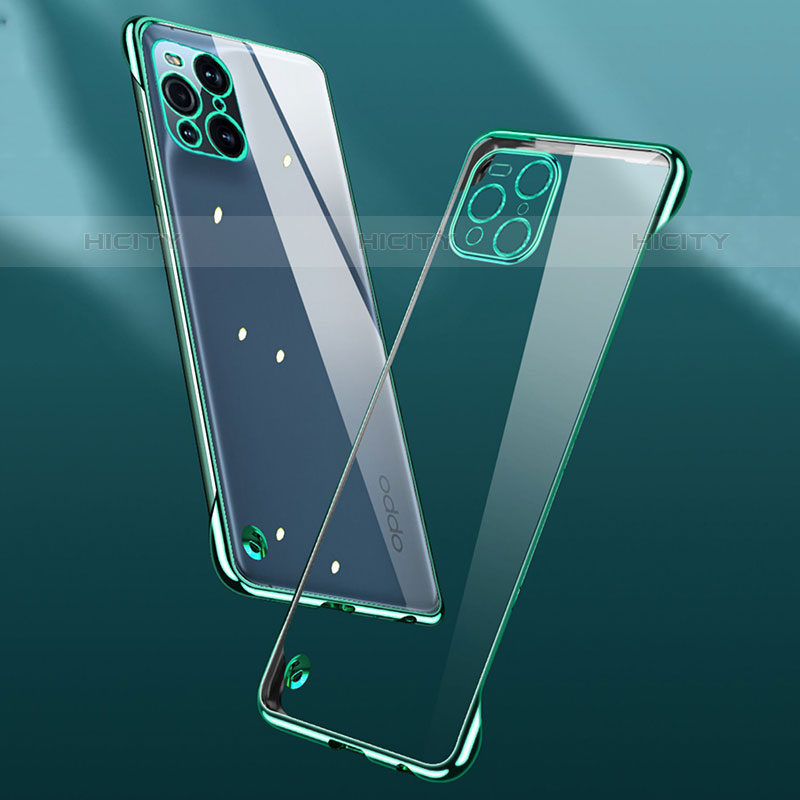 Cover Crystal Trasparente Rigida Cover H01 per Oppo Find X3 Pro 5G