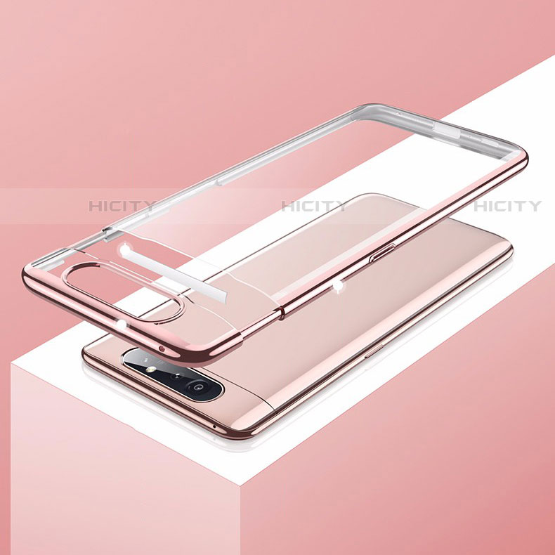 Cover Crystal Trasparente Rigida Cover H01 per Samsung Galaxy A80
