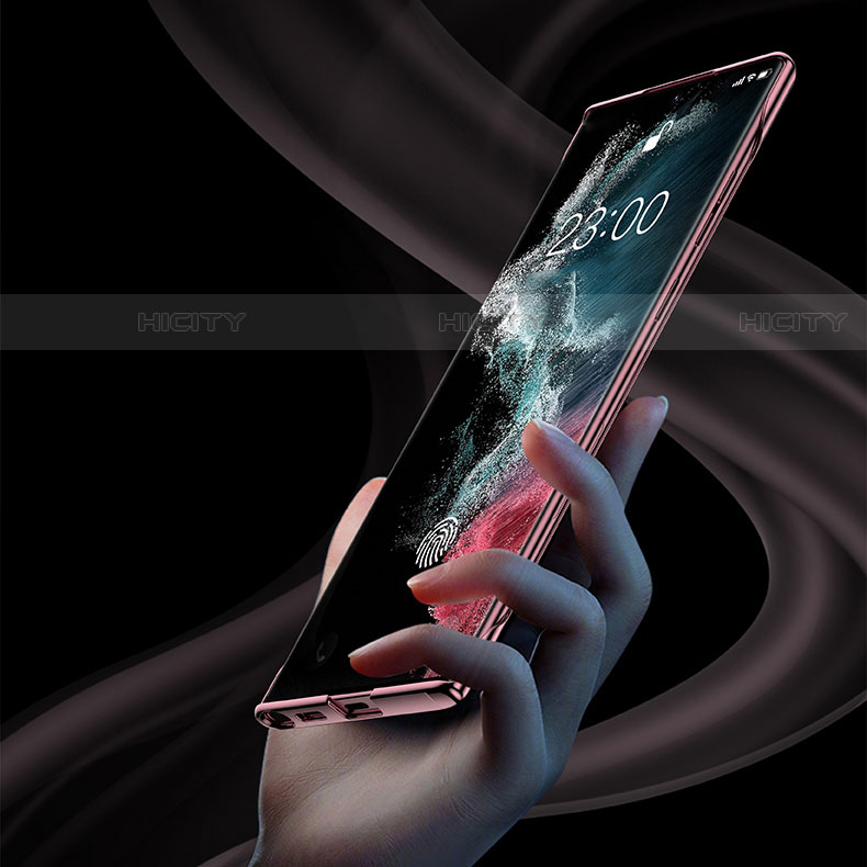 Cover Crystal Trasparente Rigida Cover H01 per Samsung Galaxy S22 Ultra 5G