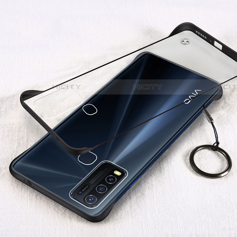 Cover Crystal Trasparente Rigida Cover H01 per Vivo Y50 Nero