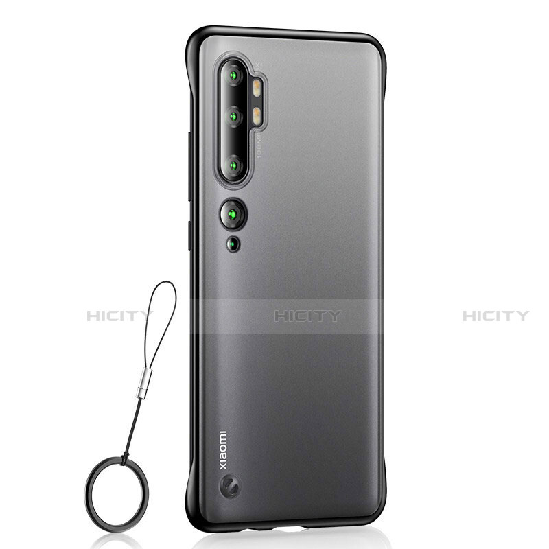 Cover Crystal Trasparente Rigida Cover H01 per Xiaomi Mi Note 10 Nero