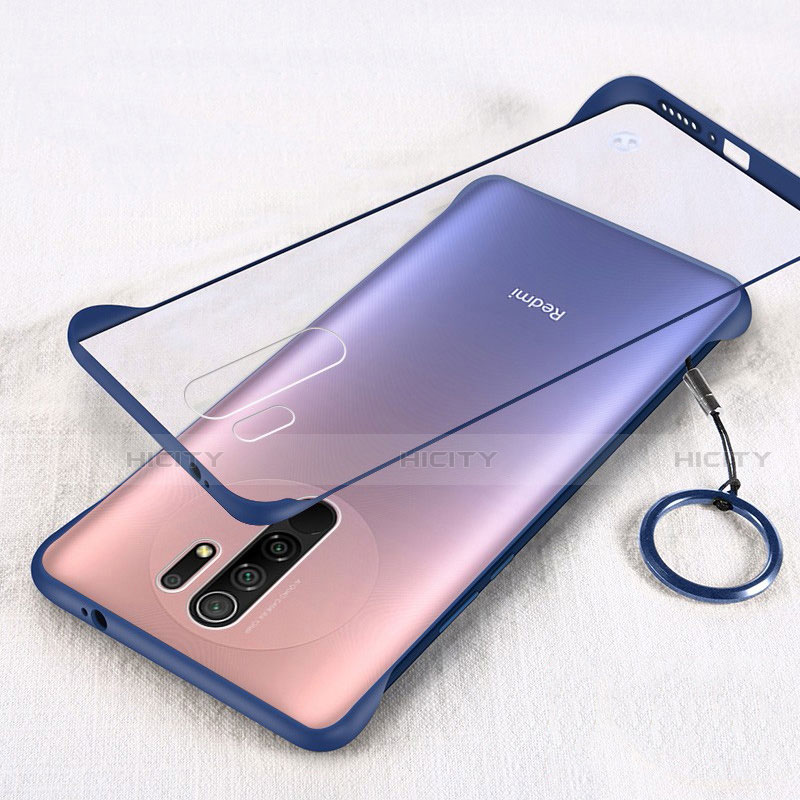 Cover Crystal Trasparente Rigida Cover H01 per Xiaomi Redmi 9 Blu