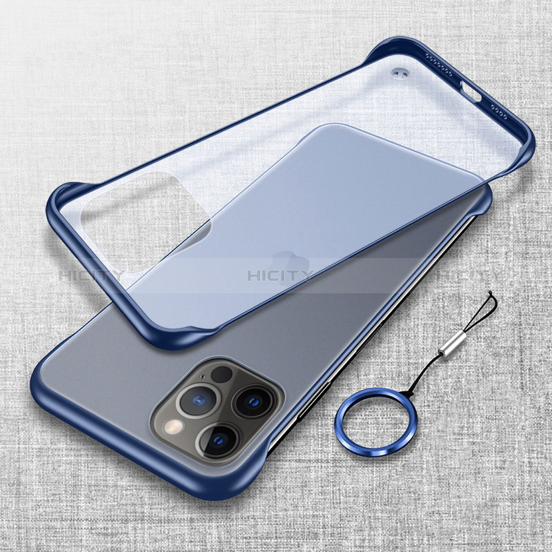 Cover Crystal Trasparente Rigida Cover H02 per Apple iPhone 14 Pro Blu