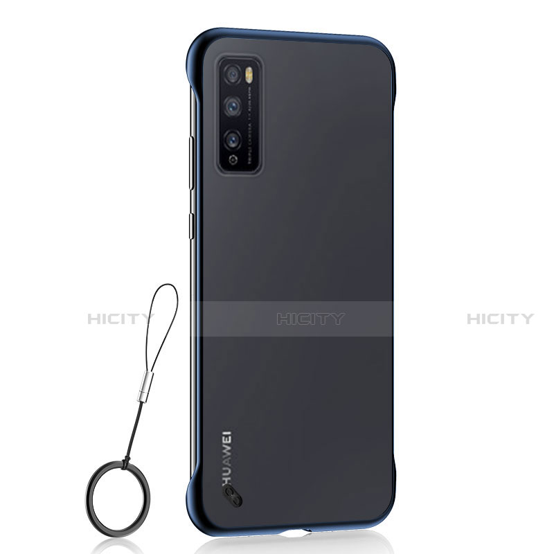 Cover Crystal Trasparente Rigida Cover H02 per Huawei Enjoy Z 5G Blu