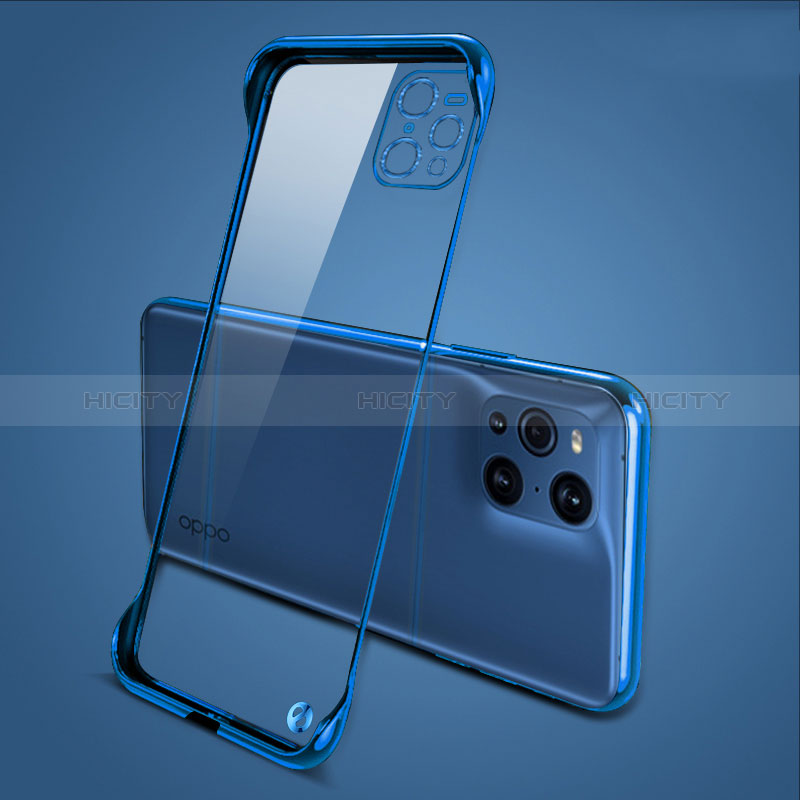 Cover Crystal Trasparente Rigida Cover H02 per Oppo Find X3 5G