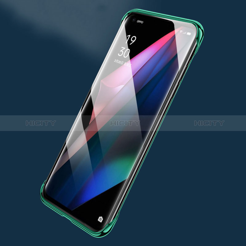 Cover Crystal Trasparente Rigida Cover H02 per Oppo Find X3 5G