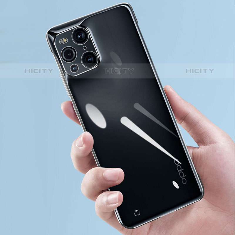 Cover Crystal Trasparente Rigida Cover H02 per Oppo Find X3 Pro 5G