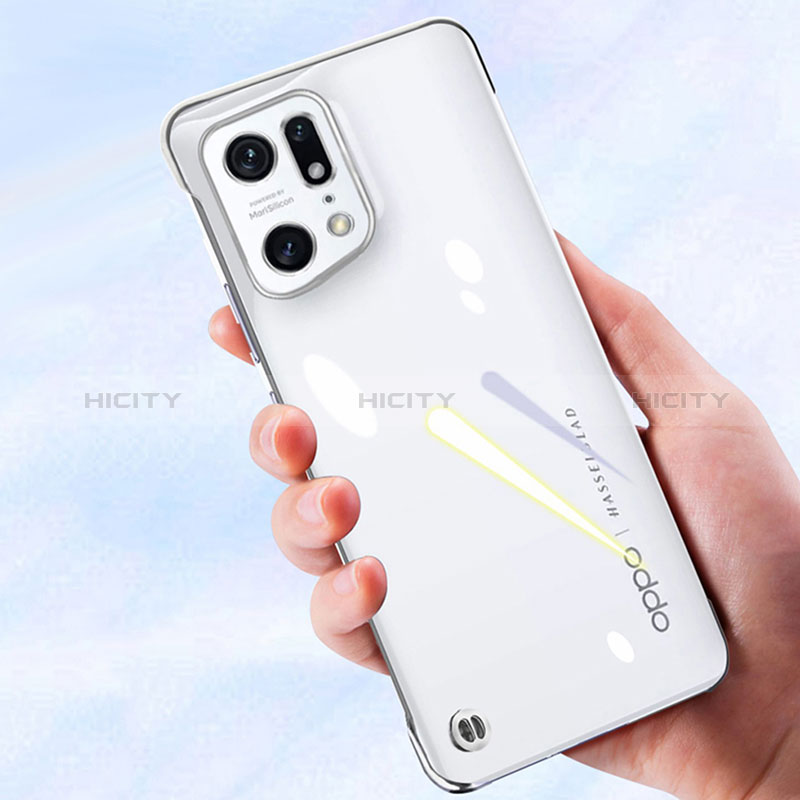 Cover Crystal Trasparente Rigida Cover H02 per Oppo Find X5 5G