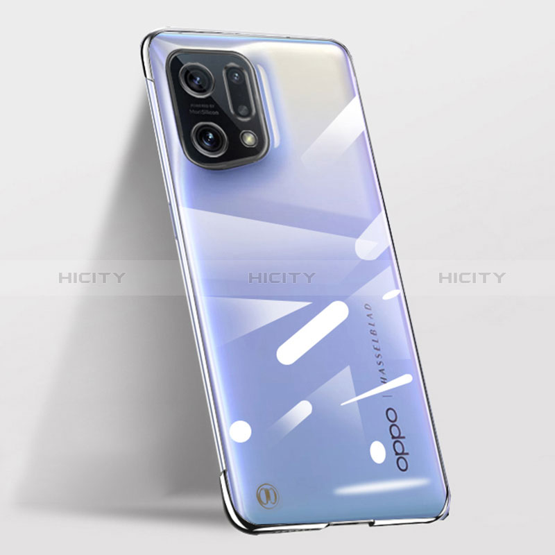 Cover Crystal Trasparente Rigida Cover H02 per Oppo Find X5 5G