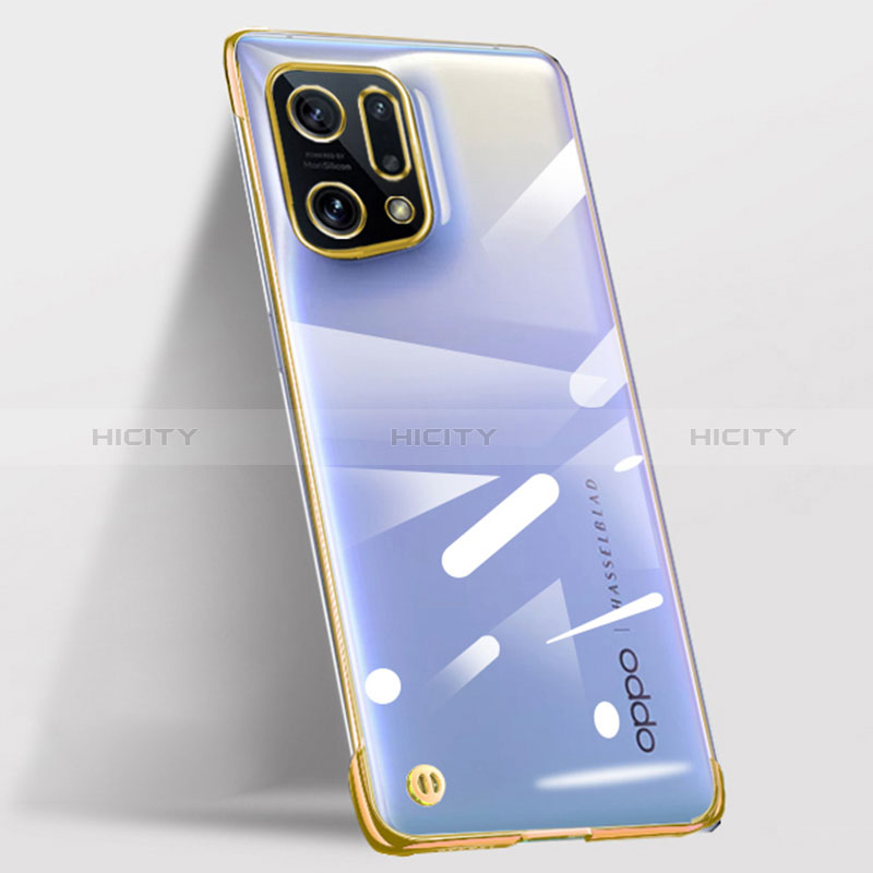 Cover Crystal Trasparente Rigida Cover H02 per Oppo Find X5 5G