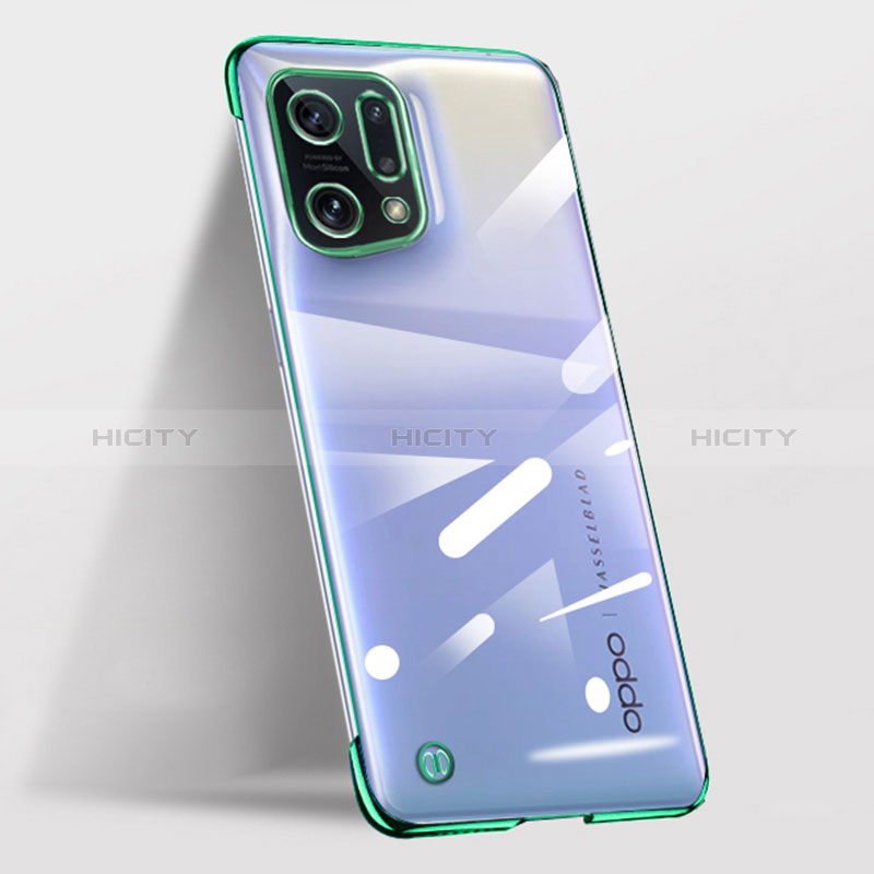 Cover Crystal Trasparente Rigida Cover H02 per Oppo Find X5 5G