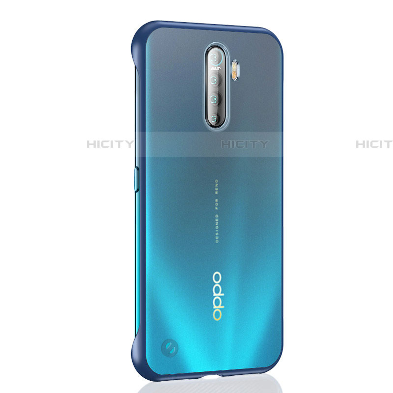 Cover Crystal Trasparente Rigida Cover H02 per Oppo Reno Ace Blu