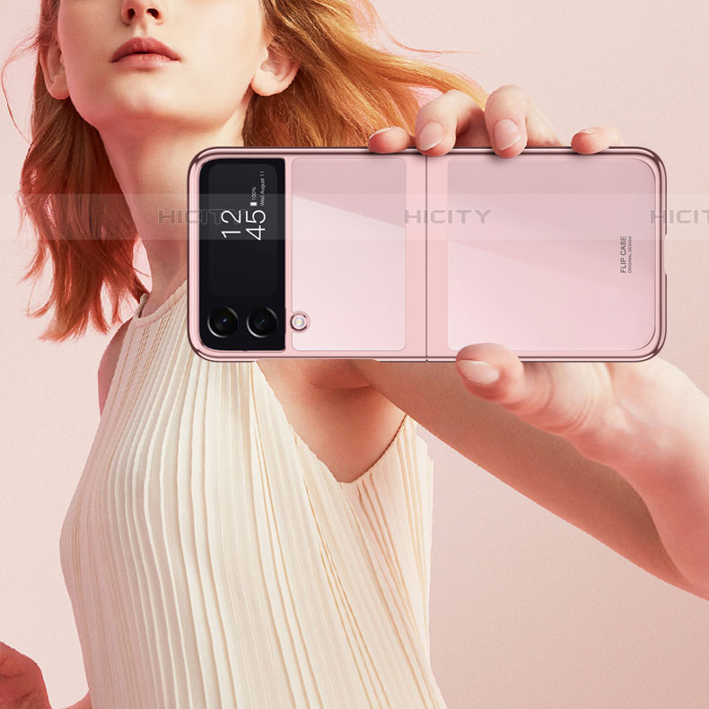 Cover Crystal Trasparente Rigida Cover H02 per Samsung Galaxy Z Flip4 5G