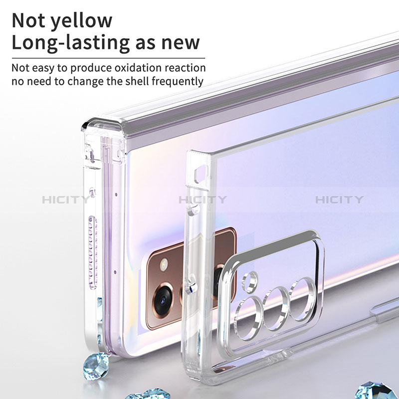 Cover Crystal Trasparente Rigida Cover H02 per Samsung Galaxy Z Fold2 5G