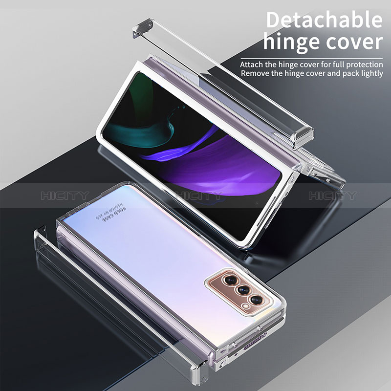 Cover Crystal Trasparente Rigida Cover H02 per Samsung Galaxy Z Fold2 5G
