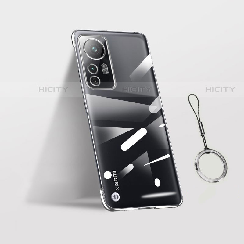 Cover Crystal Trasparente Rigida Cover H02 per Xiaomi Mi 12S Pro 5G Argento