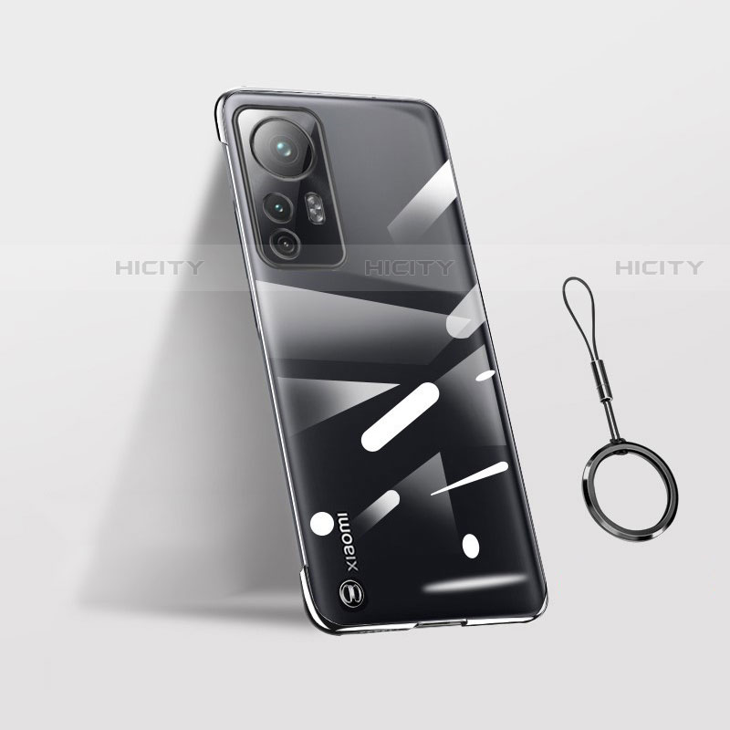 Cover Crystal Trasparente Rigida Cover H02 per Xiaomi Mi 12S Pro 5G Nero