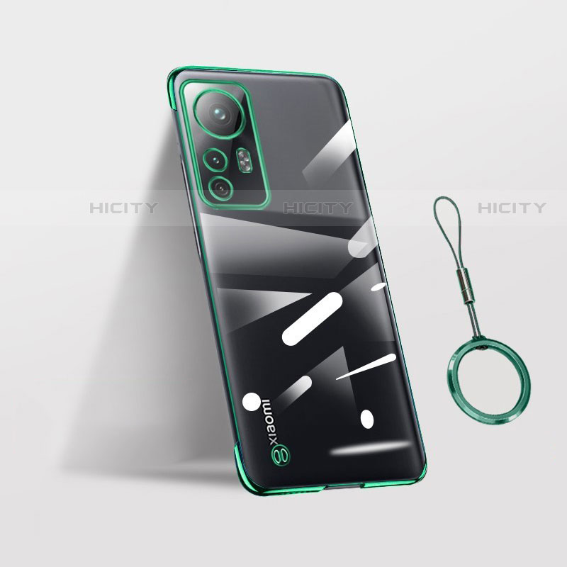 Cover Crystal Trasparente Rigida Cover H02 per Xiaomi Mi 12S Pro 5G Verde