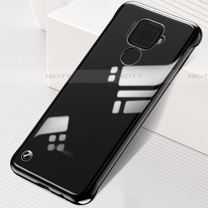 Cover Crystal Trasparente Rigida Cover H03 per Huawei Mate 30 Lite Nero