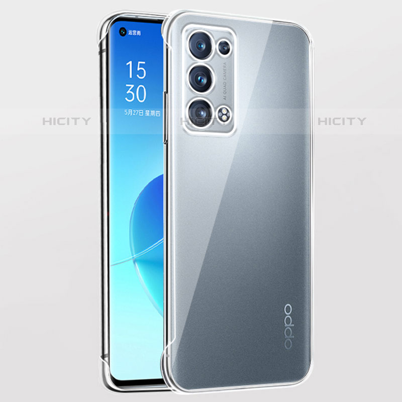 Cover Crystal Trasparente Rigida Cover H03 per Oppo Reno6 Pro 5G