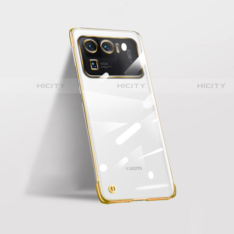 Cover Crystal Trasparente Rigida Cover H03 per Xiaomi Mi 11 Ultra 5G Oro