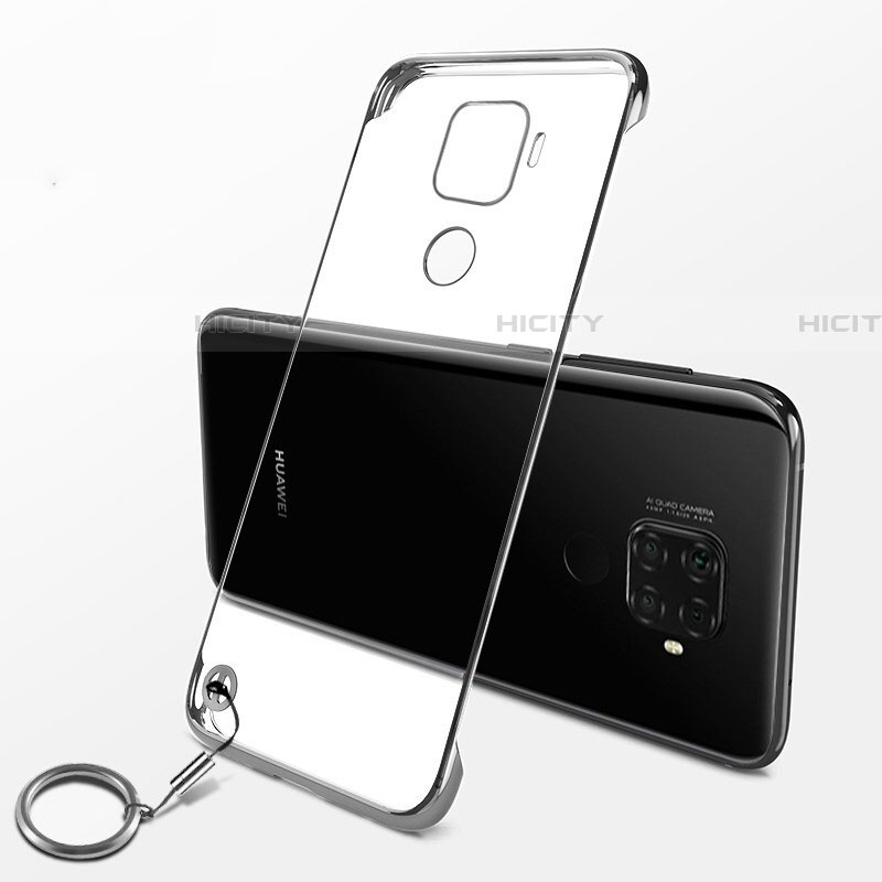 Cover Crystal Trasparente Rigida Cover H04 per Huawei Mate 30 Lite Argento