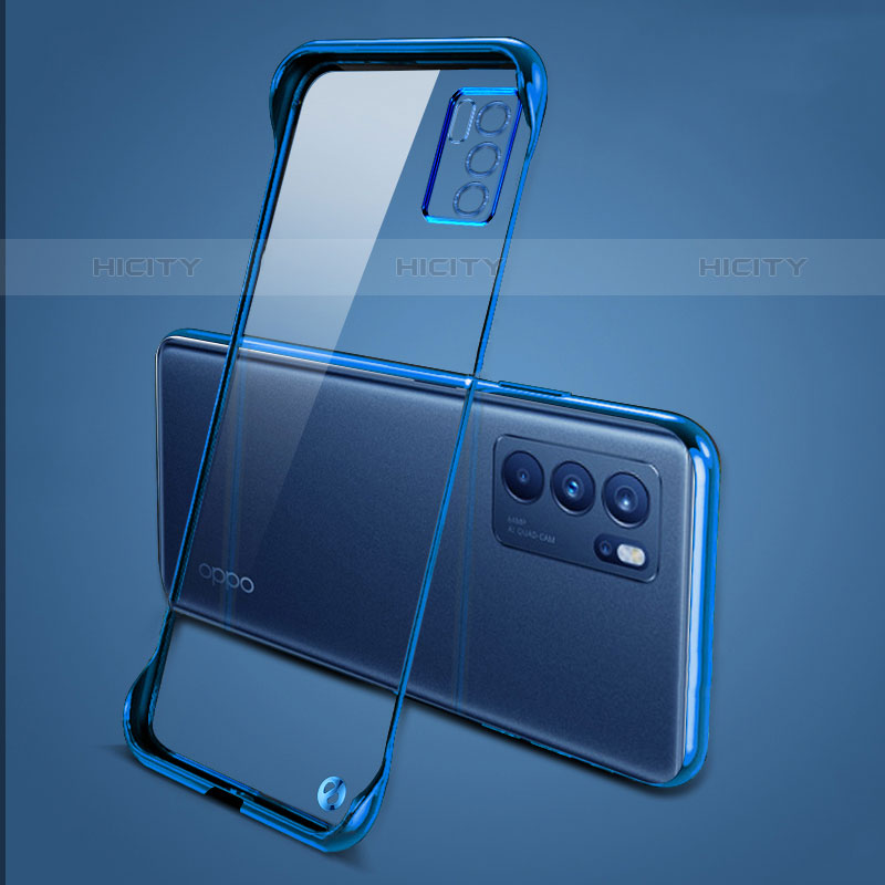 Cover Crystal Trasparente Rigida Cover H04 per Oppo Reno6 Pro 5G India