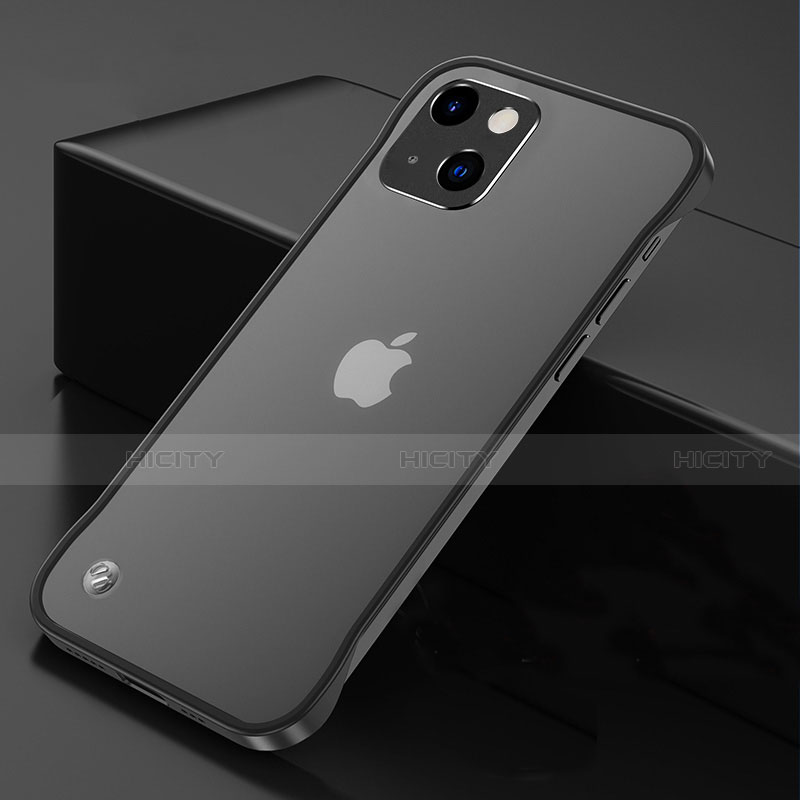 Cover Crystal Trasparente Rigida Cover H06 per Apple iPhone 13 Mini Nero