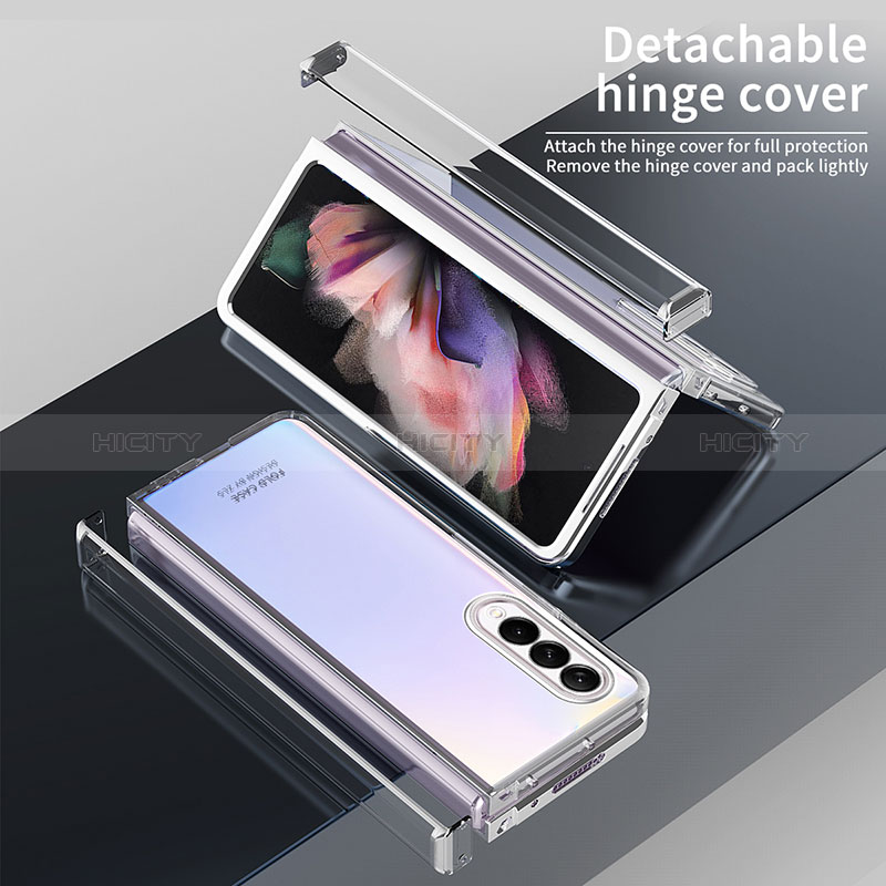 Cover Crystal Trasparente Rigida Cover H06 per Samsung Galaxy Z Fold3 5G