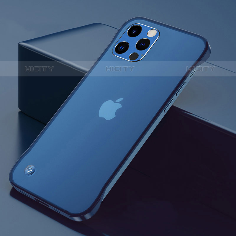 Cover Crystal Trasparente Rigida Cover H07 per Apple iPhone 15 Pro Max Blu