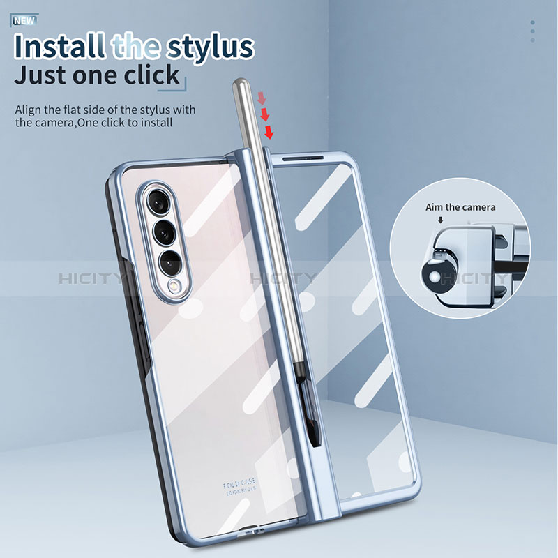 Cover Crystal Trasparente Rigida Cover H07 per Samsung Galaxy Z Fold3 5G