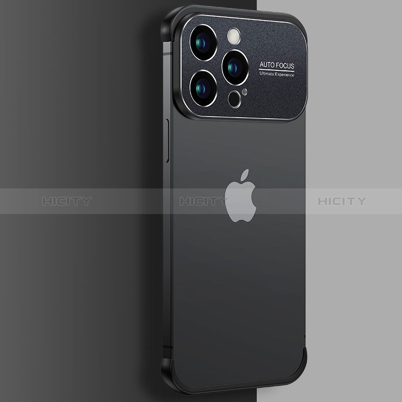 Cover Crystal Trasparente Rigida Cover QC3 per Apple iPhone 13 Pro Max Nero