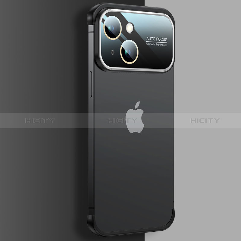 Cover Crystal Trasparente Rigida Cover QC4 per Apple iPhone 13 Nero