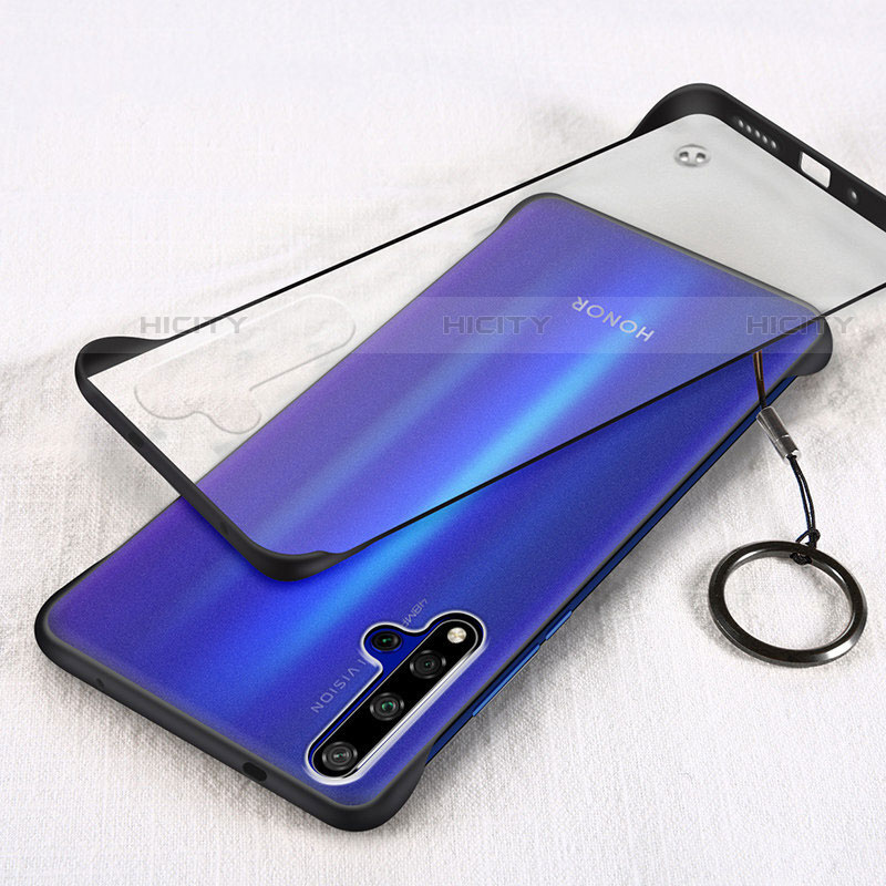 Cover Crystal Trasparente Rigida Cover S01 per Huawei Honor 20S Nero