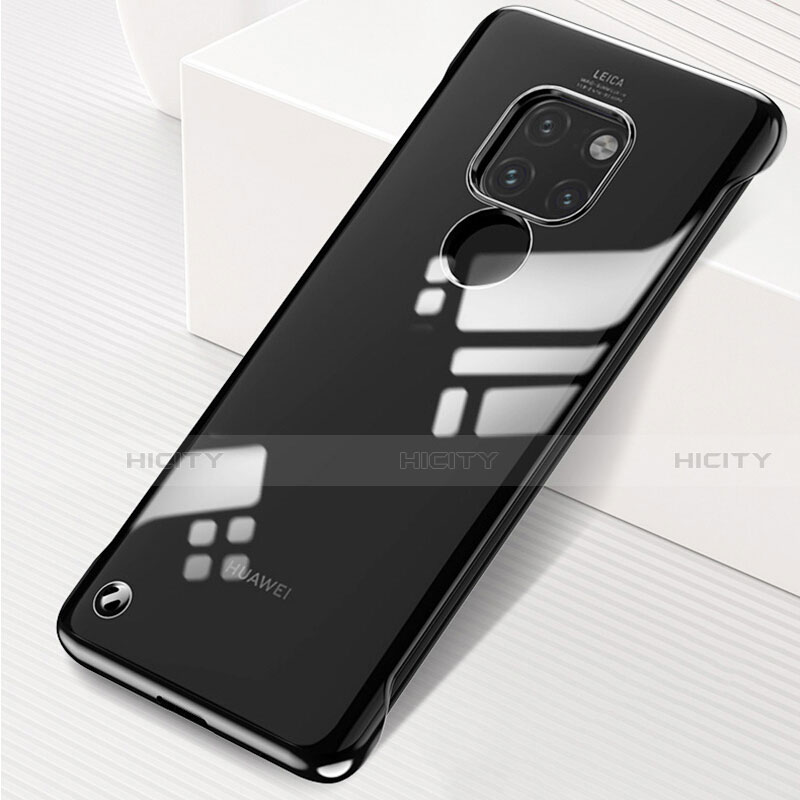 Cover Crystal Trasparente Rigida Cover S01 per Huawei Mate 20 Nero